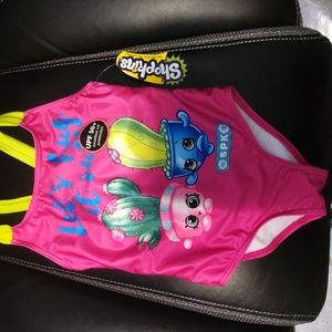 Shopkins bathing suit size 4